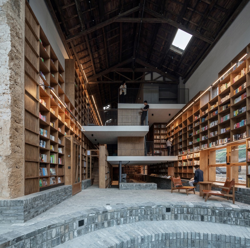 capsule hotel and bookstore in village qinglongwu china by atelier taoc