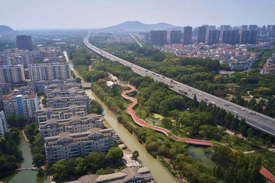 jiangyin greenway china by bau