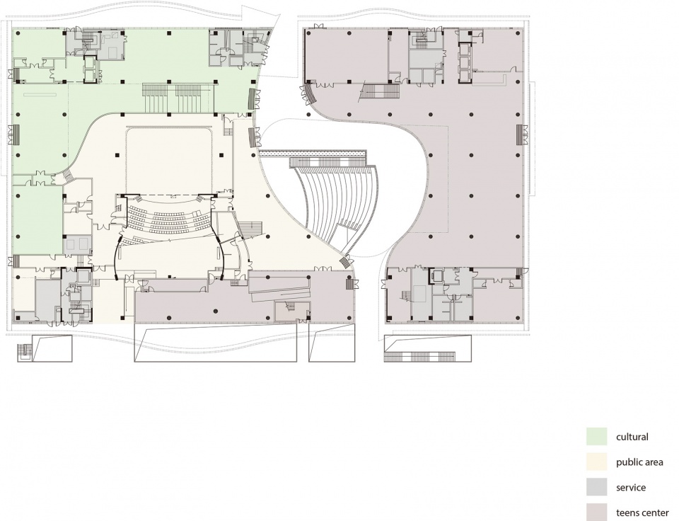 baoan cultural complex china by rocco design architects