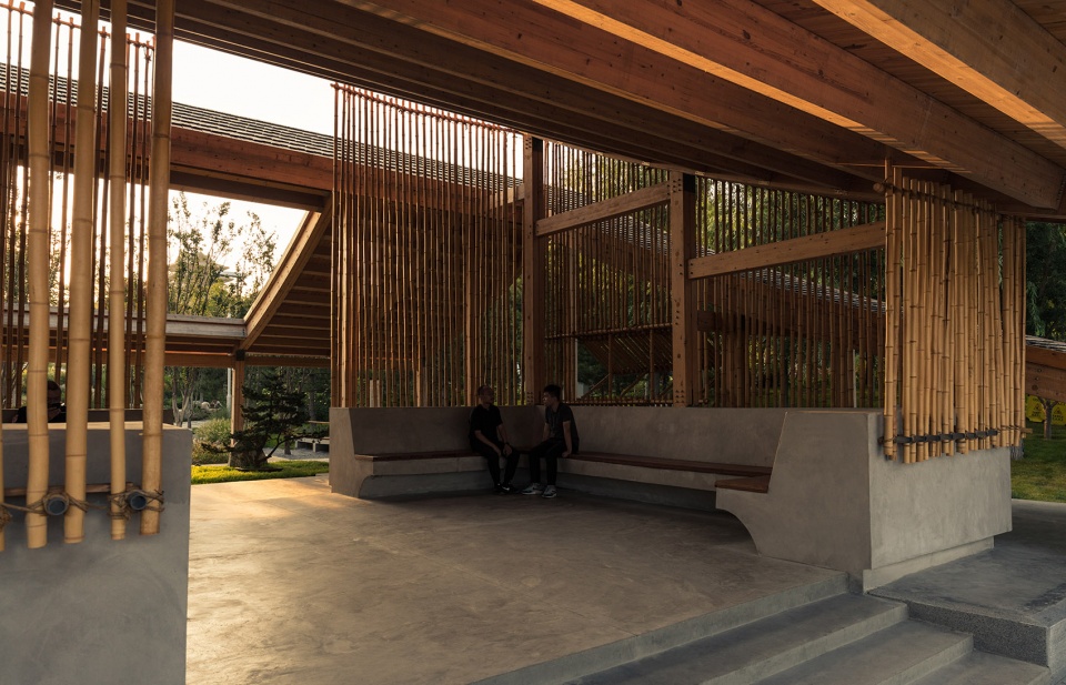 water front graceful pavilion in international horticultural exhibition 2019 of beijing china by ywa landscape architecture beijing insti...