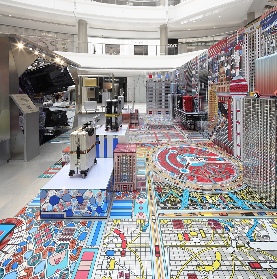 pack the suitcase unfold the city for rimowa china by drawing architecture studio