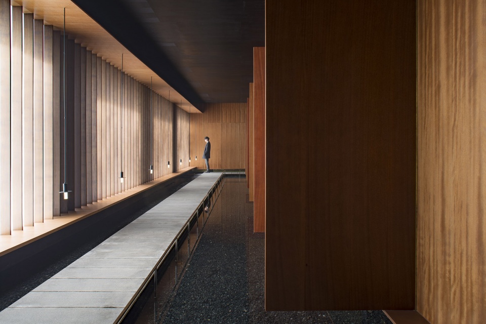 the meditation space beside the wetland china by hil architects