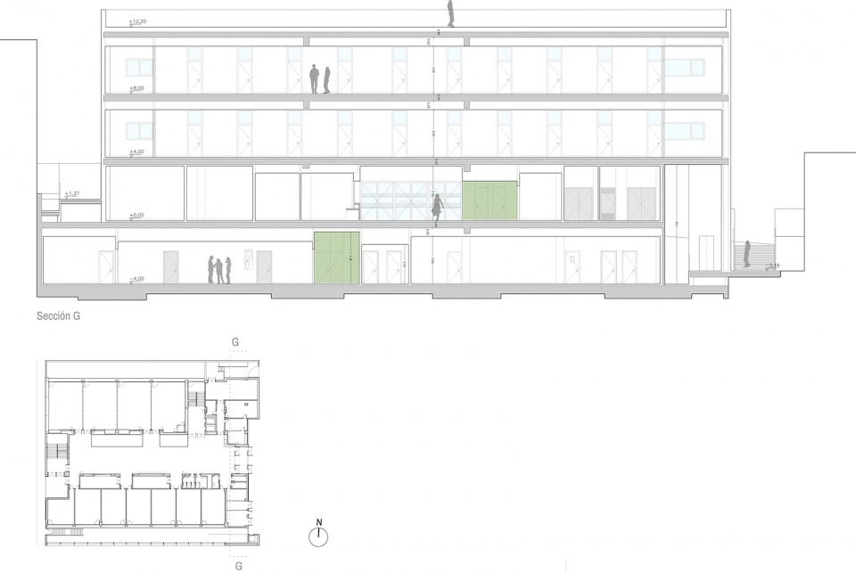osuna university school by unia arquitectos
