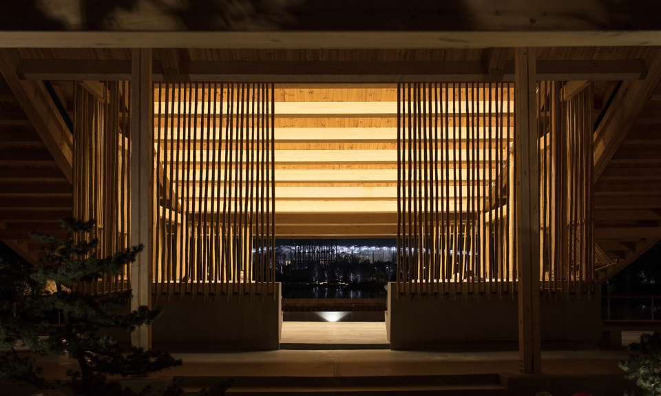 water front graceful pavilion in international horticultural exhibition 2019 of beijing china by ywa landscape architecture beijing insti...