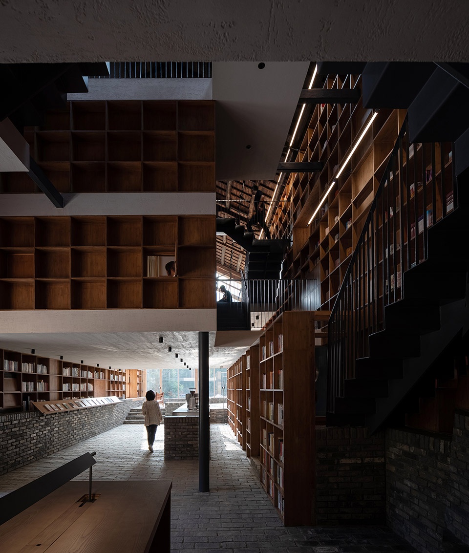 capsule hotel and bookstore in village qinglongwu china by atelier taoc