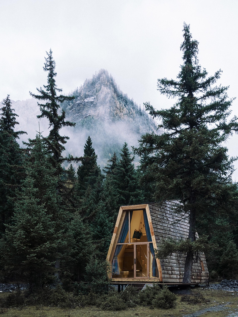 光和云朵树屋民宿,四川 / 微建筑工作室