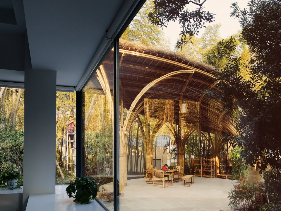 tea lounge china by architectural design research institute of zhejiang university