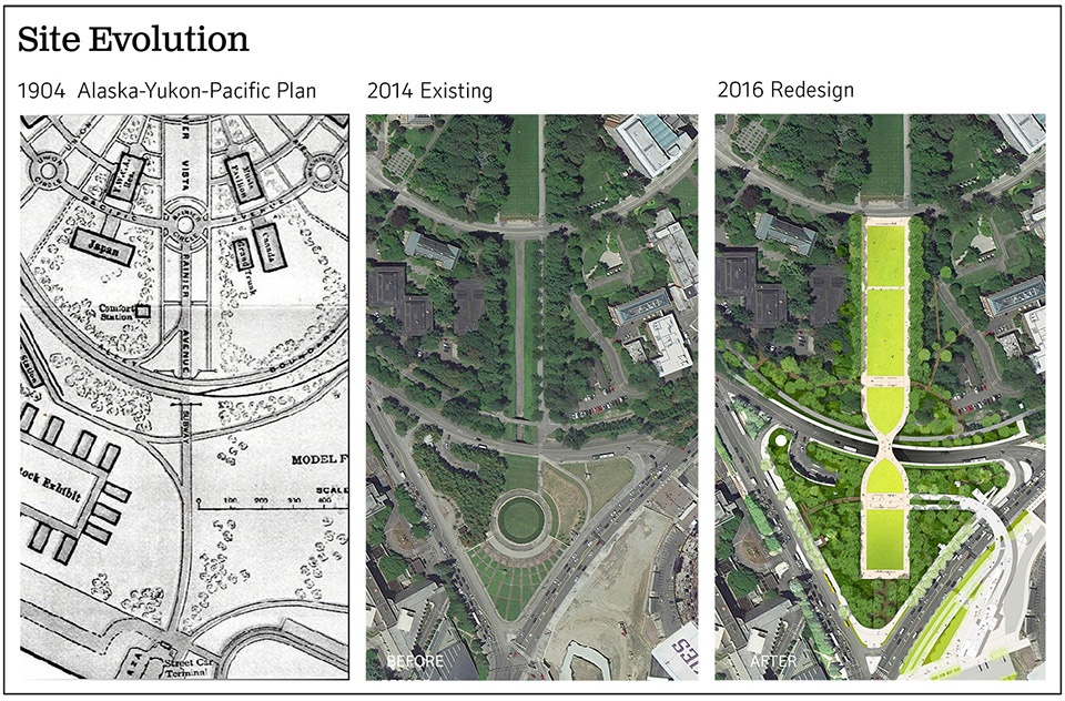 2019 asla general design award of honor lower rainier vista pedestrian land bridge by ggn