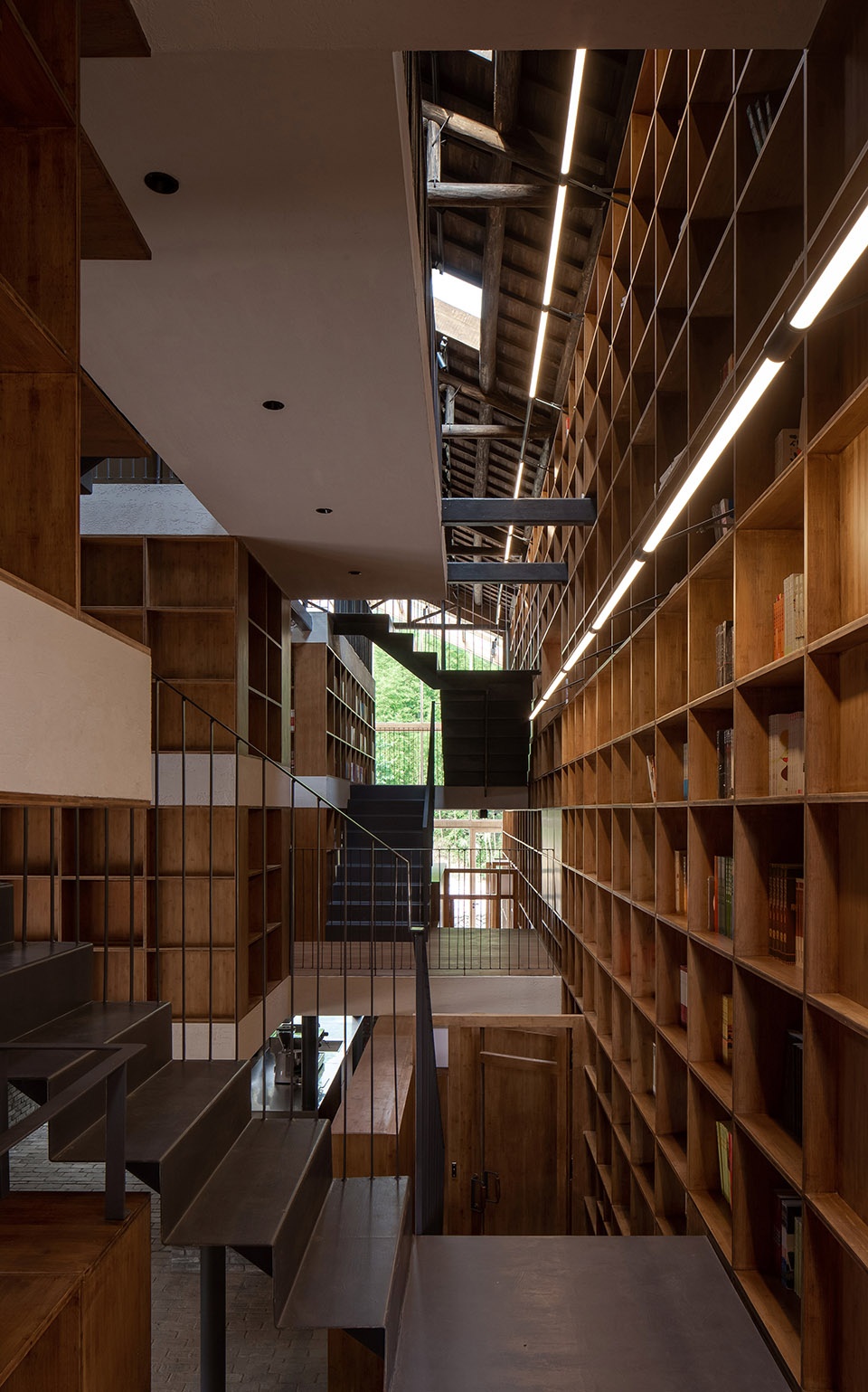 capsule hotel and bookstore in village qinglongwu china by atelier taoc
