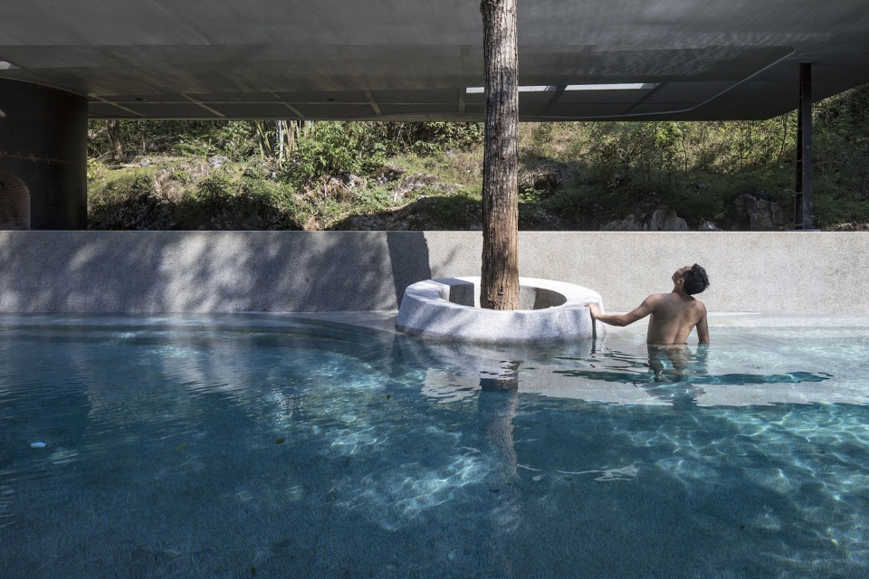 pavilion for yoga and pool in xy yunlu hotel china by atelier liu yuyang architects