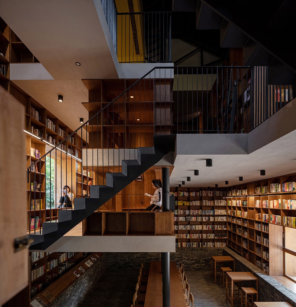 capsule hotel and bookstore in village qinglongwu china by atelier taoc