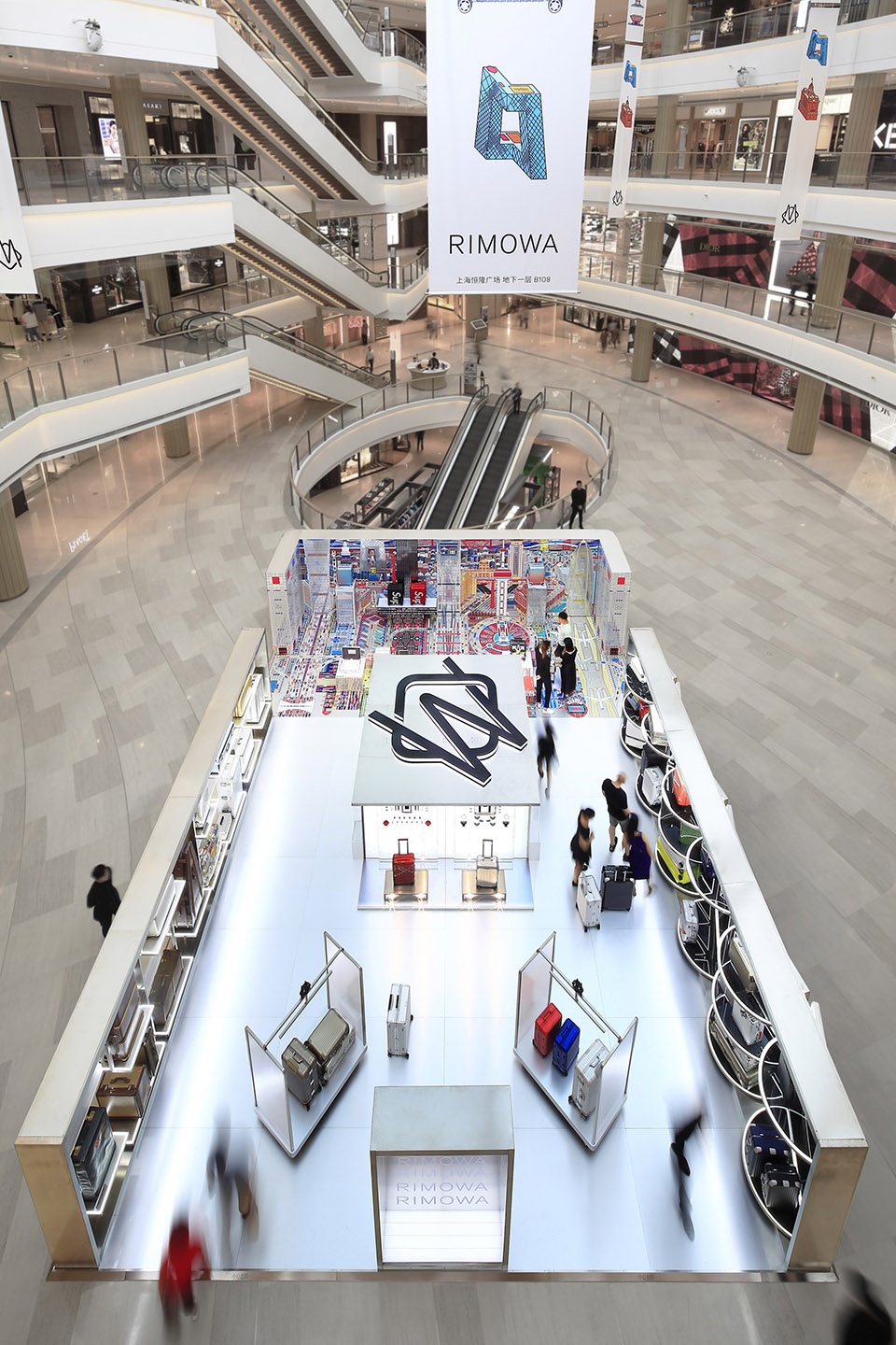 pack the suitcase unfold the city for rimowa china by drawing architecture studio