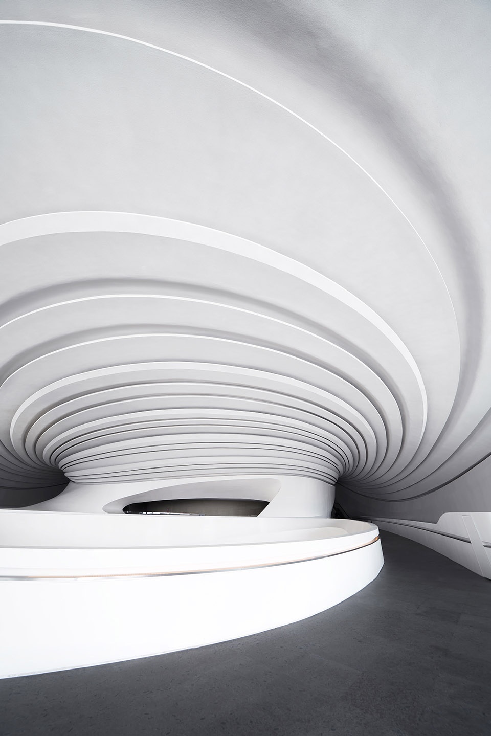 changsha meixihu international culture arts centre by zaha hadid architects