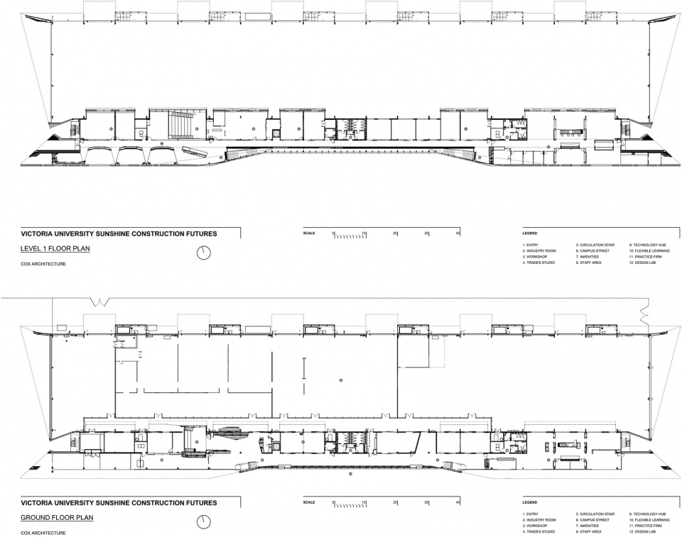 victoria university sunshine construction futures by cox architecture