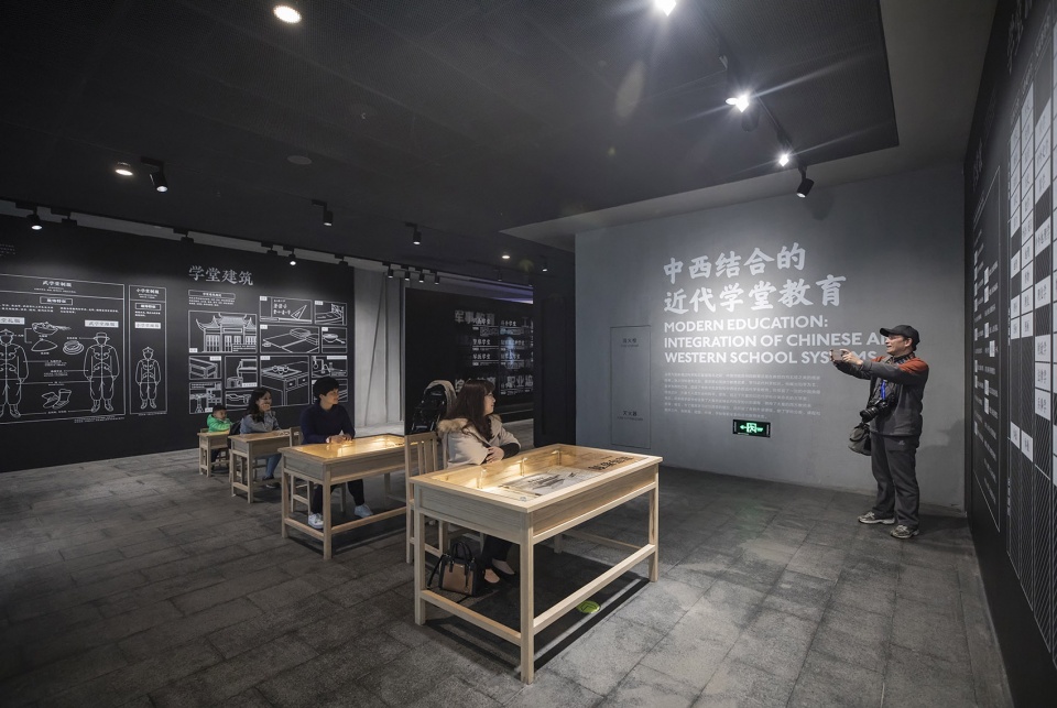 space narrative of the museum of zhang zhidong in wuhan china by diameter narrative design studio