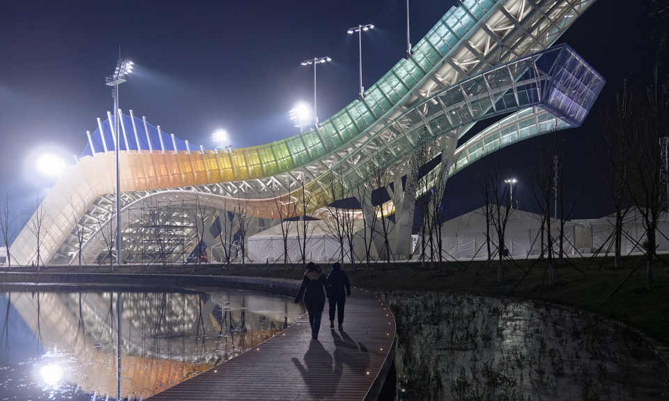 beijing 2022 shougang big air china by architectural design and research institute of tsinghua university