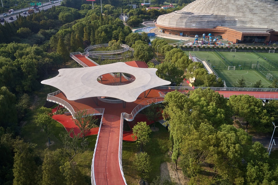 jiangyin greenway china by bau