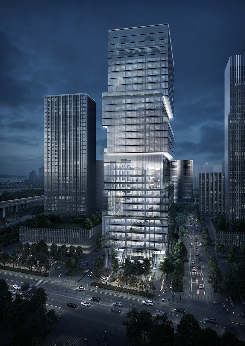 jaeger kahlen partner wins joint first prize at the international competition for baoan bay industrial investment tower