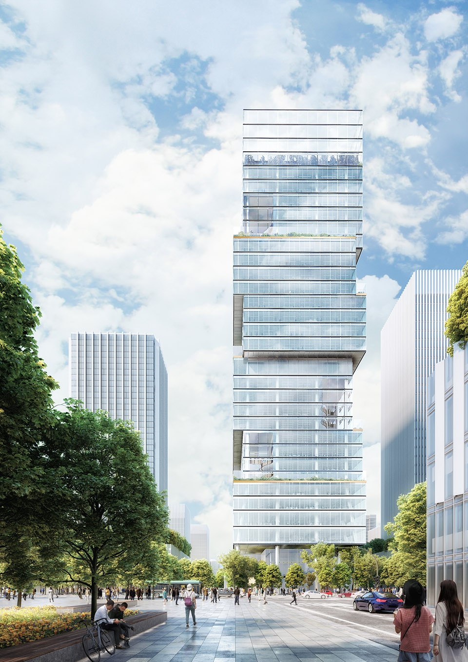 jaeger kahlen partner wins joint first prize at the international competition for baoan bay industrial investment tower