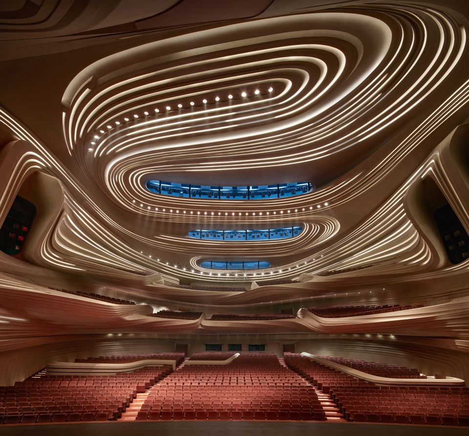 changsha meixihu international culture arts centre by zaha hadid architects