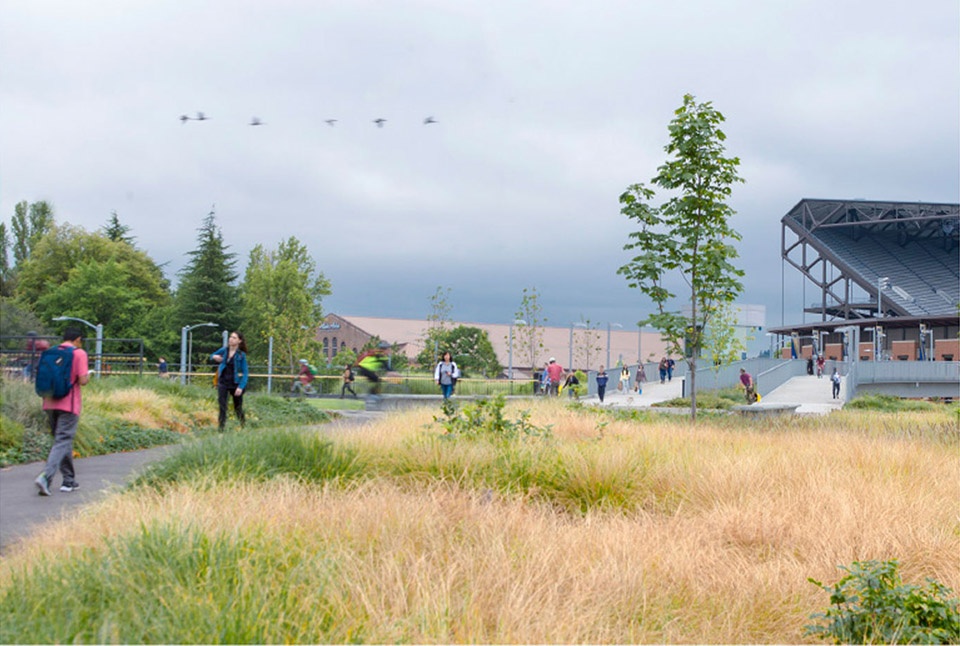 2019 asla general design award of honor lower rainier vista pedestrian land bridge by ggn