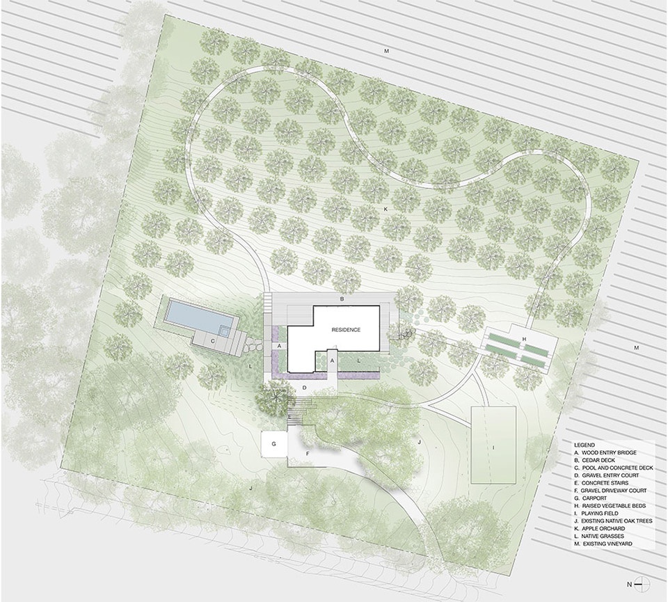 2019 asla residential design award of honor where agriculture meets coastal woodlands by longwell macdonald