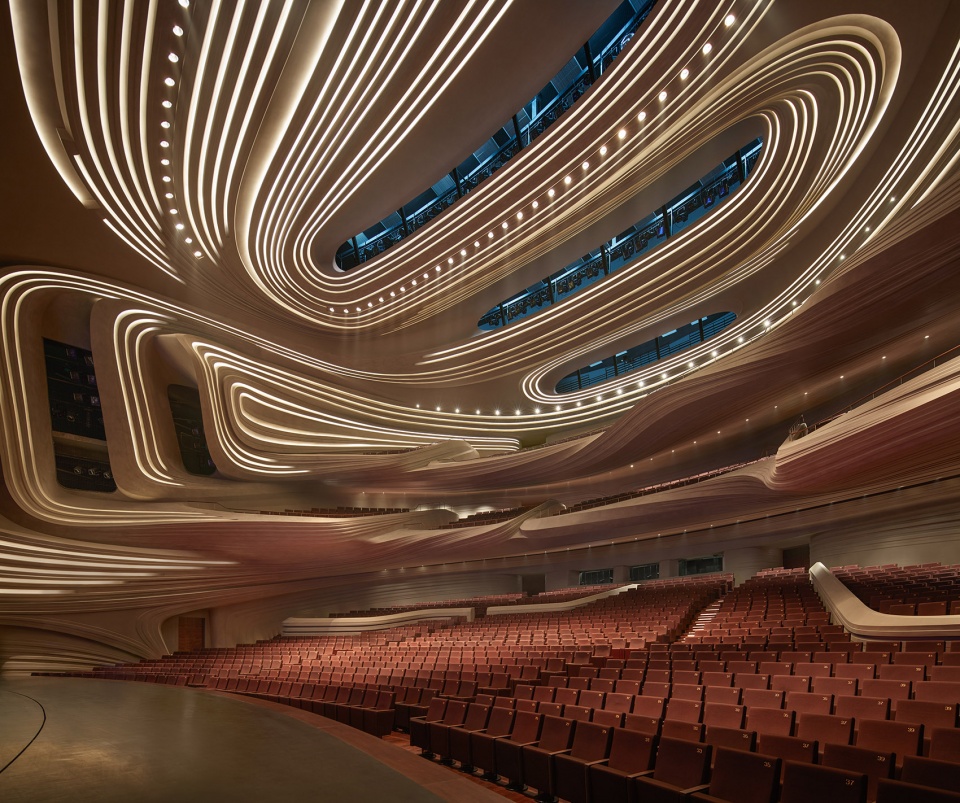 changsha meixihu international culture arts centre by zaha hadid architects
