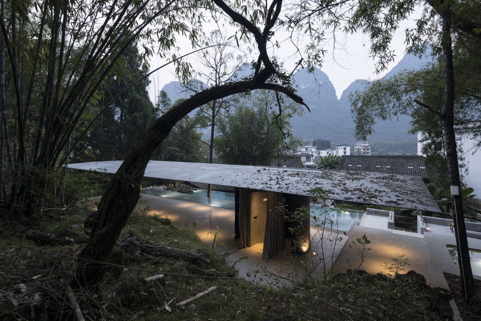 pavilion for yoga and pool in xy yunlu hotel china by atelier liu yuyang architects