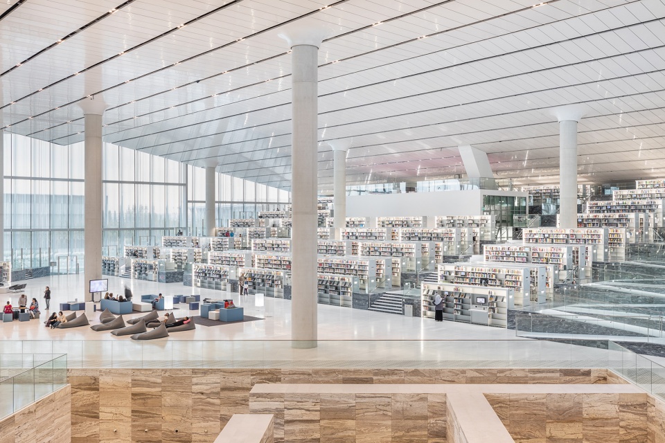 Qatar National Library Doha by OMA