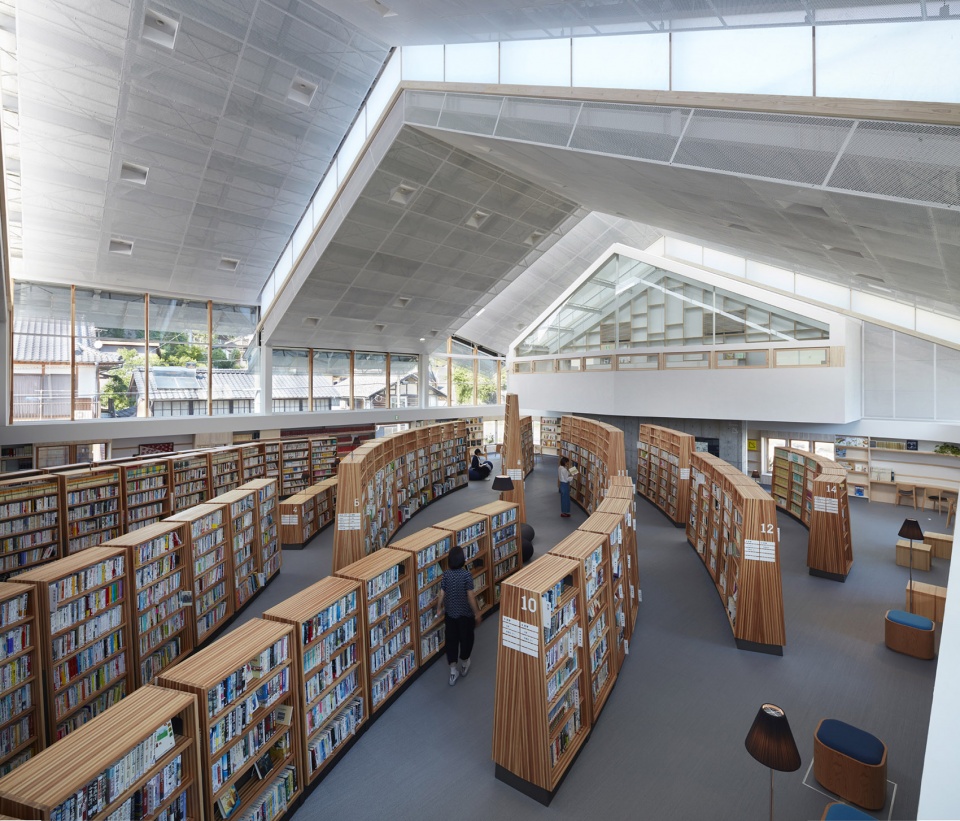 taketa municipal library by takao shiotsuka atelier