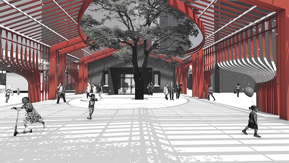 vanke lanshan community pocket park china by partner design studio