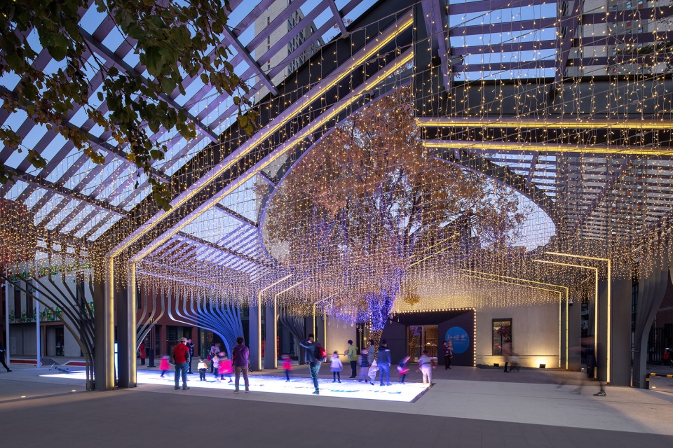 vanke lanshan community pocket park china by partner design studio