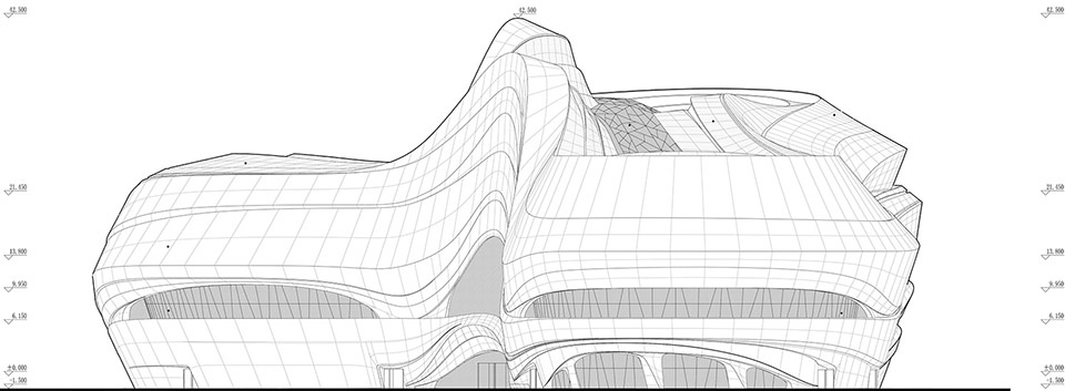 changsha meixihu international culture arts centre by zaha hadid architects 1