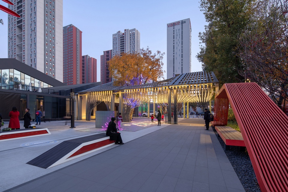 vanke lanshan community pocket park china by partner design studio