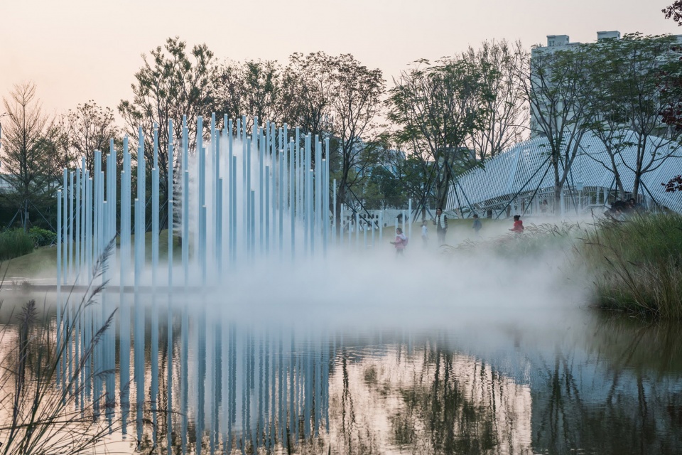 ▼湿地花园,the constructed wetland 张海 项目名称:广州大鱼公园