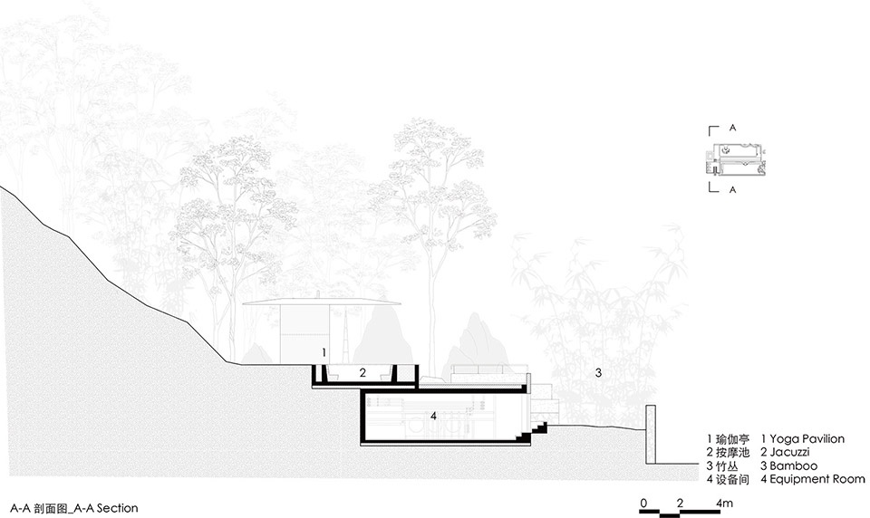pavilion for yoga and pool in xy yunlu hotel china by atelier liu yuyang architects 1