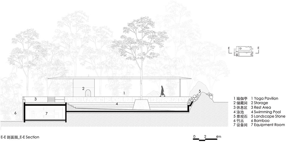 pavilion for yoga and pool in xy yunlu hotel china by atelier liu yuyang architects 1