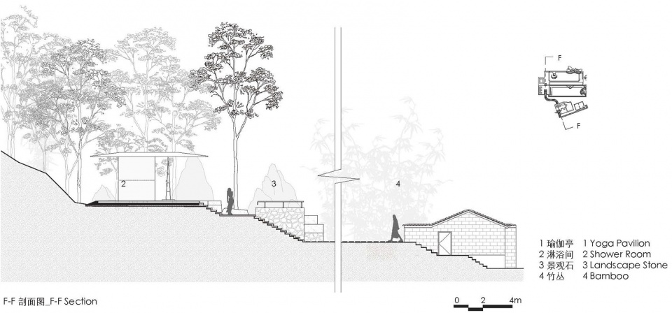 pavilion for yoga and pool in xy yunlu hotel china by atelier liu yuyang architects