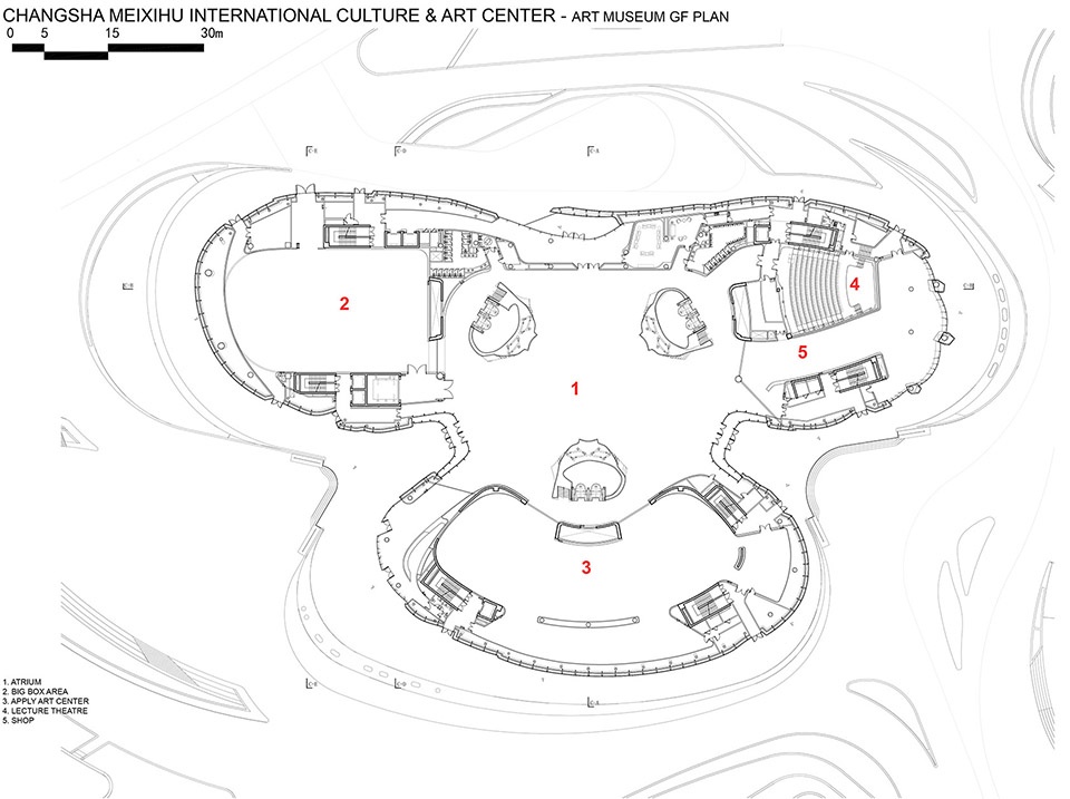 changsha meixihu international culture arts centre by zaha hadid architects 1