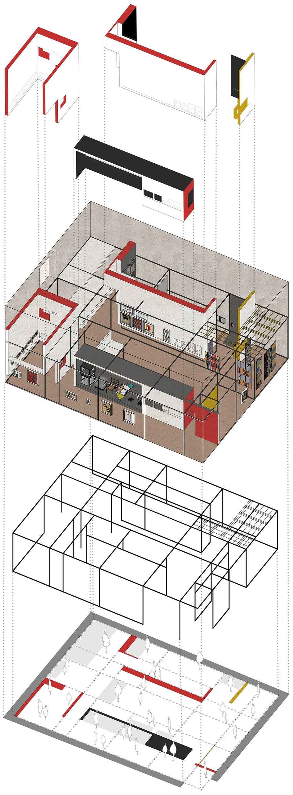Bauhaus Exhibition Gray Space Design