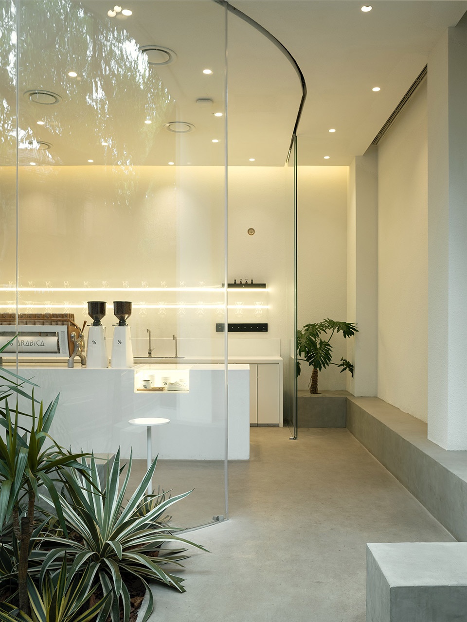 arabica west jianguo road shanghai by b l u e architecture studio