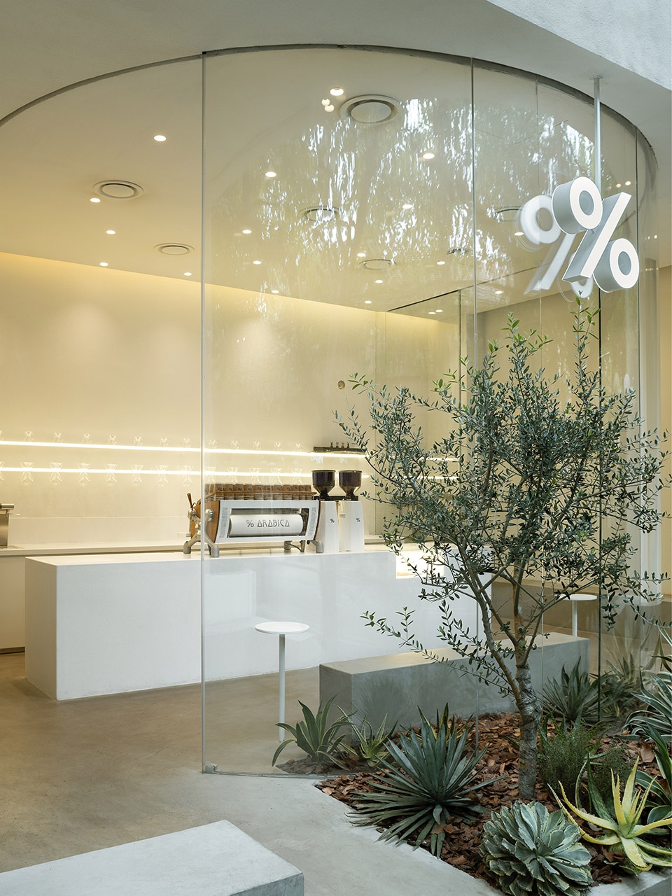 arabica west jianguo road shanghai by b l u e architecture studio