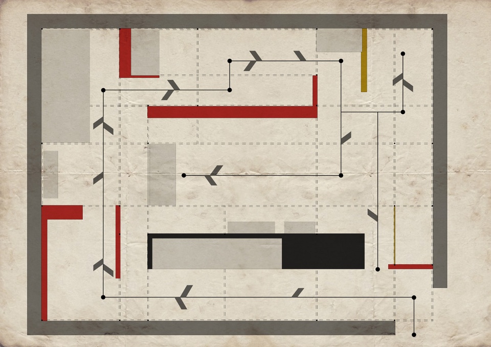 Bauhaus Exhibition Gray Space Design
