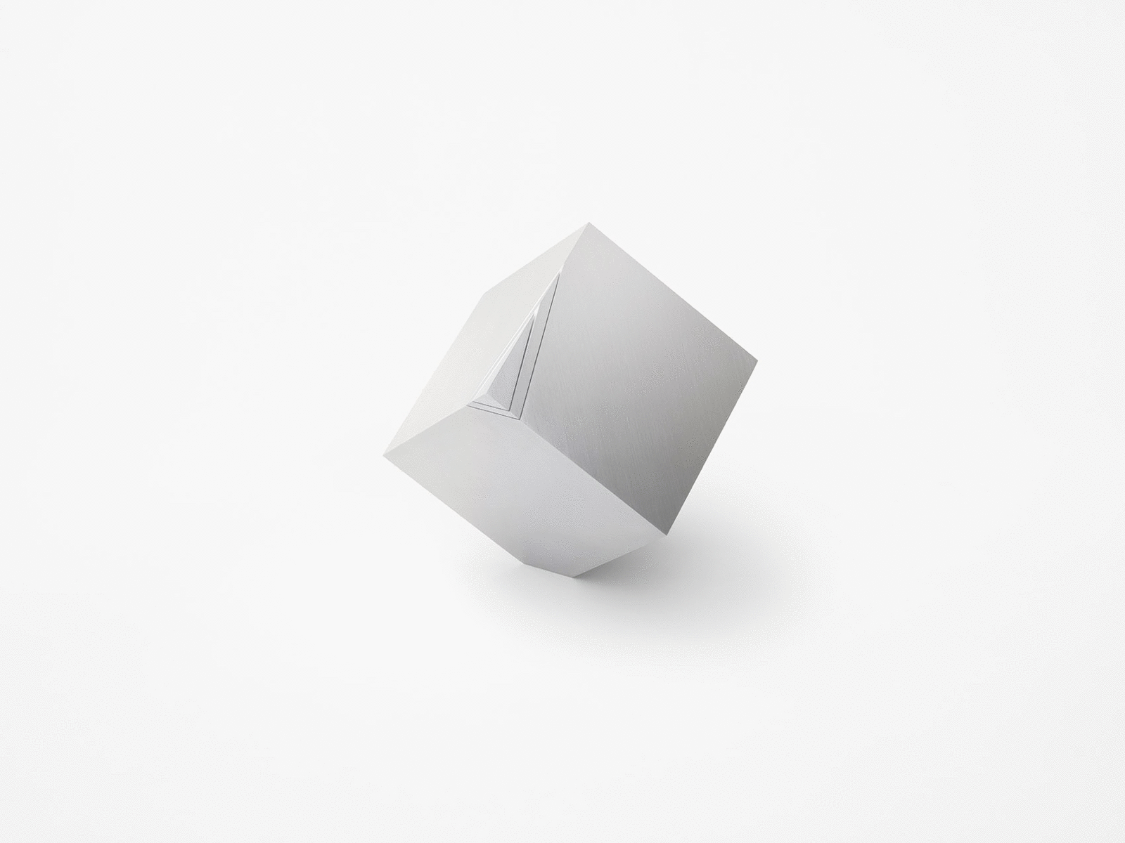 cubic clock by nendo
