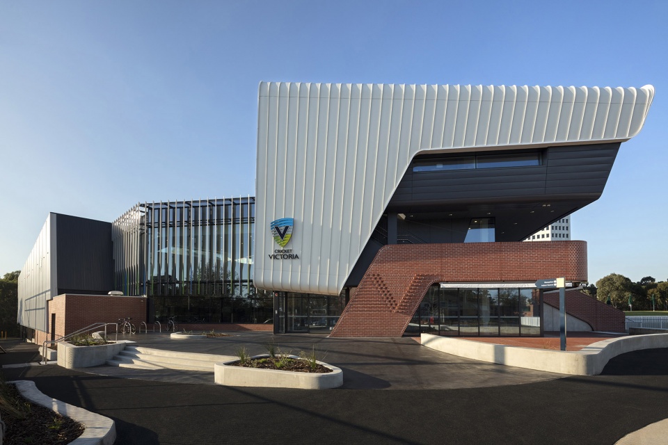 victorian cricket and community centre by cox architecture