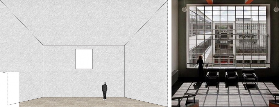 Bauhaus Exhibition Gray Space Design