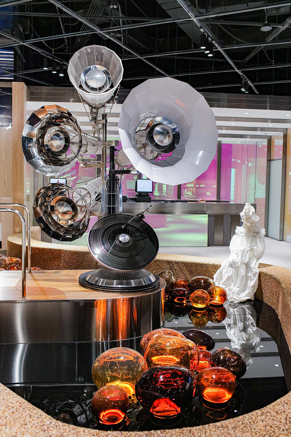 gentle monster introduces the digital analog future to skp s beijing