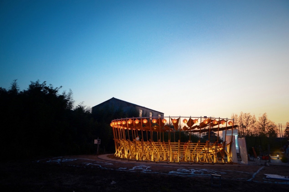 ladder party theater china by shandong jianzhu university china culture university