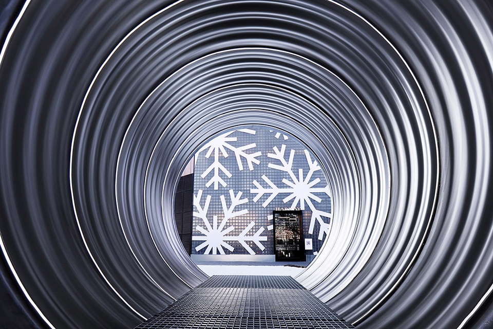 harmay white winter landscape installation china by ramoprimo