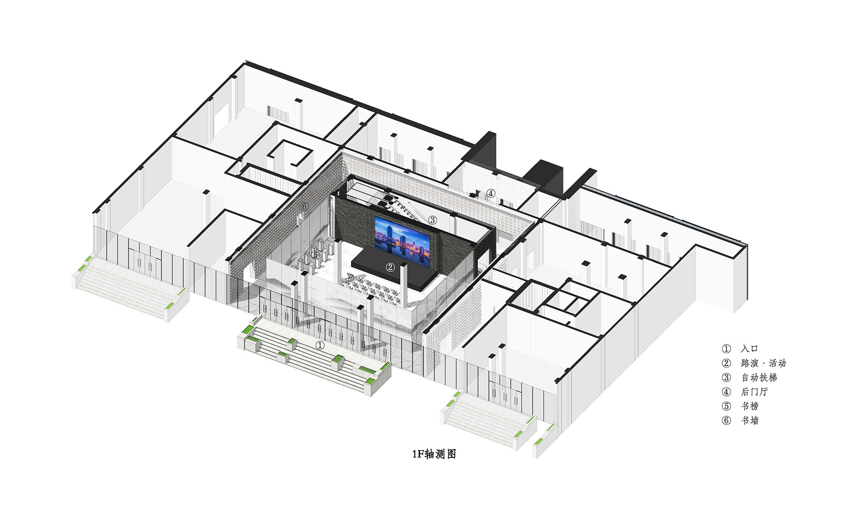 Hubei Foreign Language Bookstore, China by Wutopia Lab 谷德设计网
